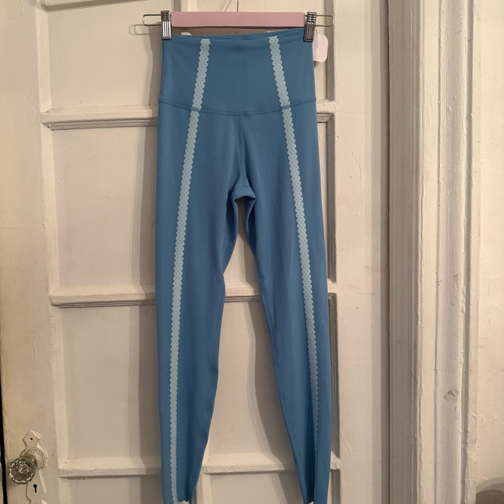 Nike Yoga Luxe Blue High Rise Leggings